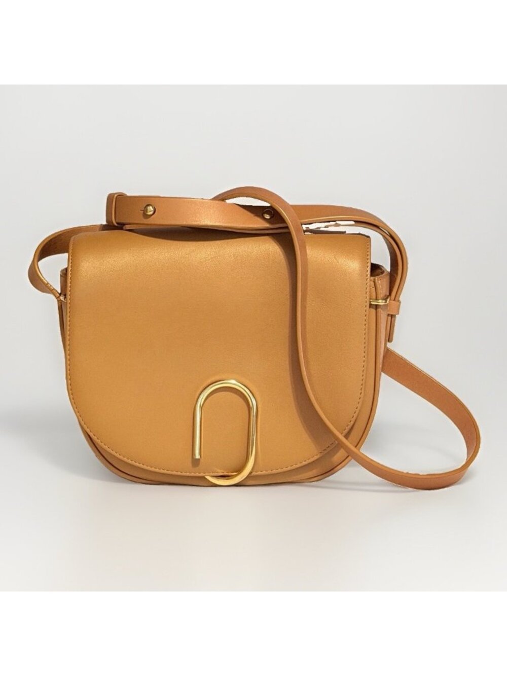 3.1 Phillip Lim Alix Saddle Crossbody Bag Brown Leather